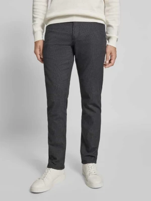 Spodnie o kroju straight fit z wpuszczanymi kieszeniami Christian Berg Men
