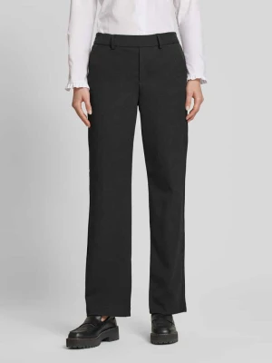 Spodnie o kroju straight fit ze szlufkami na pasek model ‘MAYA’ Vero Moda