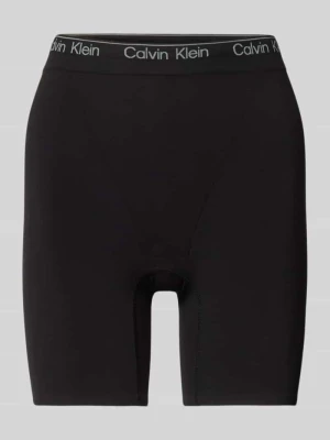 Spodnie o kroju super skinny fit z pasem z logo Calvin Klein Underwear