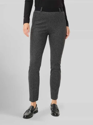 Spodnie o kroju super slim fit z dodatkiem wiskozy model 'LILLYTH' Raphaela By Brax Antracytowy