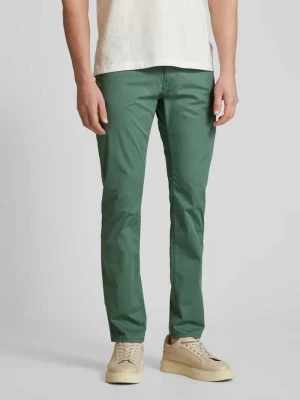 Spodnie o kroju tapered fit z 5 kieszeniami model ‘Lyon’ Pierre Cardin