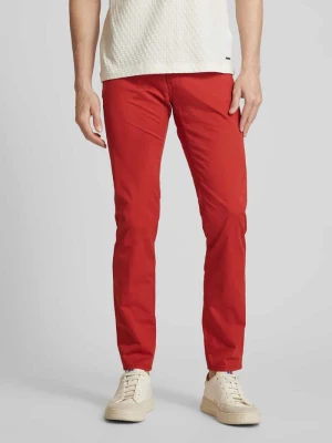 Spodnie o kroju tapered fit z 5 kieszeniami model ‘Lyon’ Pierre Cardin