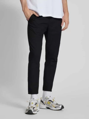 Spodnie o kroju tapered fit z dodatkiem streczu model ‘LINUS’ Only & Sons