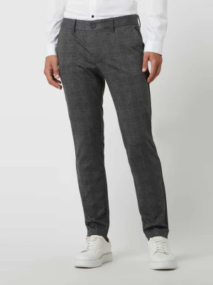 Spodnie o kroju tapered fit z dodatkiem streczu model ‘Mark’ Only & Sons