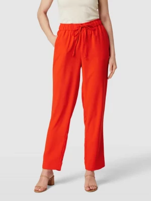 Spodnie o kroju tapered fit z elastycznym paskiem model ‘Shirley’ Soaked in Luxury