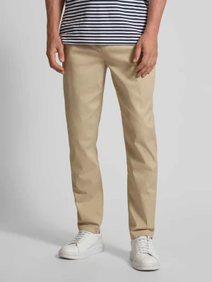 Spodnie o kroju tapered fit z mieszanki bawełny Tommy Hilfiger