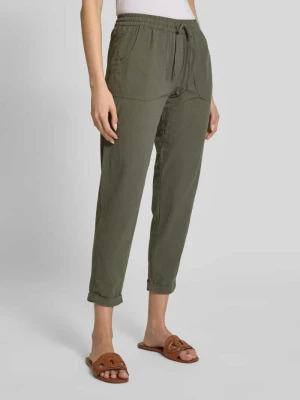 Spodnie o kroju tapered fit z wpuszczanymi kieszeniami model ‘Cissie’ Soyaconcept