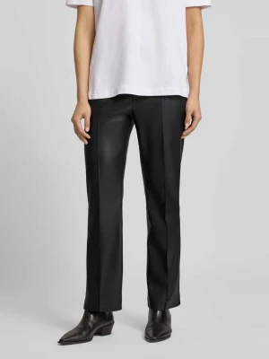 Spodnie o luźnym kroju z imitacji skóry model ‘Luane’ OPUS PANTS