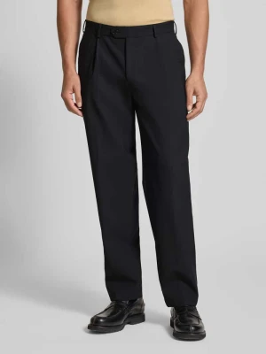 Spodnie o luźnym kroju z kieszeniami z tyłu model ‘Lexter’ JOOP! Collection