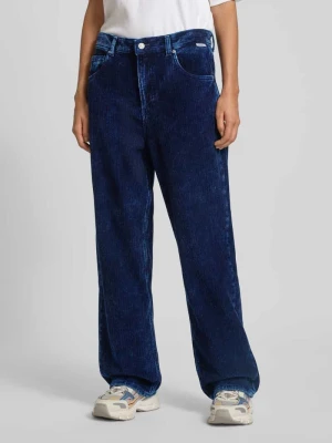 Spodnie o luźnym kroju ze sztruksu model ‘HAAYI INDIGO CORD’ ARMEDANGELS