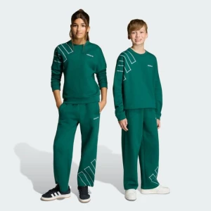 SPODNIE O LUŹNYM KROJU ZE WZOREM Z BLOKAMI KOLORÓW Adidas