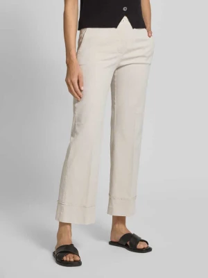 Spodnie o rozkloszowanym kroju w kant model ‘MINESSE’ SEDUCTIVE