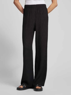 Spodnie o rozkloszowanym kroju z elastycznym pasem Esprit