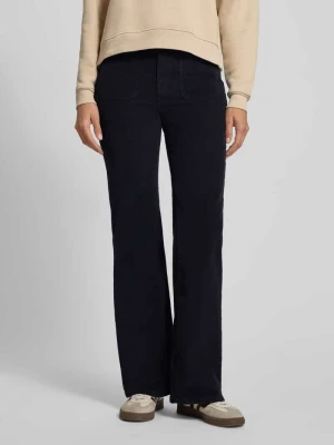 Spodnie o rozkloszowanym kroju z imitacji sztruksu model ‘Ebbi’ Opus