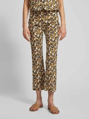 Spodnie o rozkloszowanym kroju z kwiatowym wzorem model ‘GABRIELLE’ Weekend Max Mara
