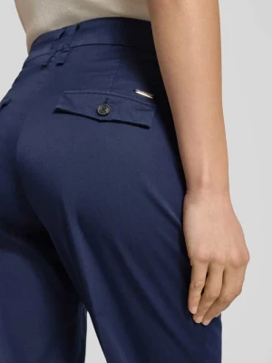 Spodnie o skróconym kroju model 'Mara S' BRAX Granatowy