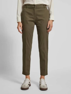 Spodnie o skróconym kroju regular fit model ‘Style.Maron’ BRAX Khaki