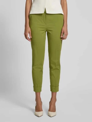 Spodnie o skróconym kroju regular fit z wpuszczanymi kieszeniami Marc Cain