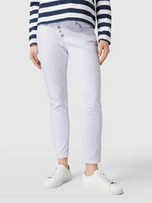 Spodnie o skróconym kroju slim fit model ‘Malibu’ Buena Vista