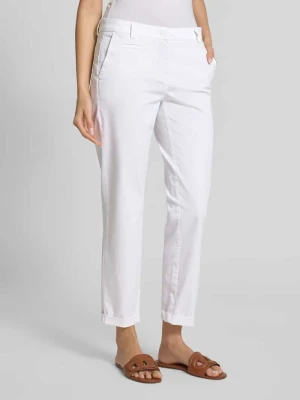 Spodnie o skróconym kroju slim fit model ‘STELLA’ CAMBIO