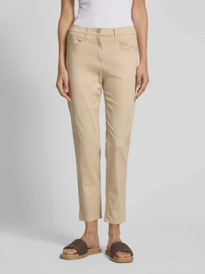 Spodnie o skróconym kroju super slim fit model ‘LUCA’ Raphaela By Brax