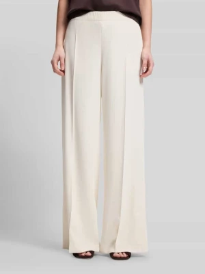 Spodnie o szerokiej nogawce w kroju relaxed fit model 'TAJILA' Boss