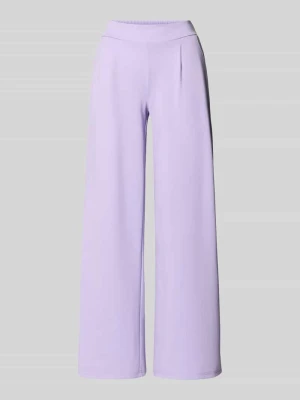 Spodnie o szerokim kroju z elastycznym pasem model ‘KATE’ Ichi