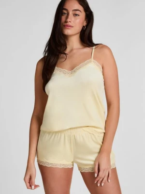 Spodnie od piżamy Hunkemöller żółty