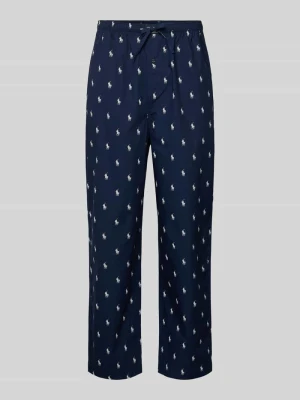 Spodnie od piżamy o kroju comfort fit z czystej bawełny model ‘PJ PANT-SLEEP-BOTTOM’ Polo Ralph Lauren Underwear