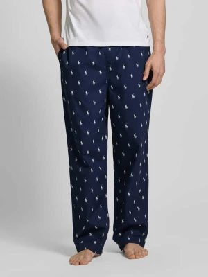Spodnie od piżamy o kroju comfort fit z czystej bawełny model ‘PJ PANT-SLEEP-BOTTOM’ Polo Ralph Lauren Underwear
