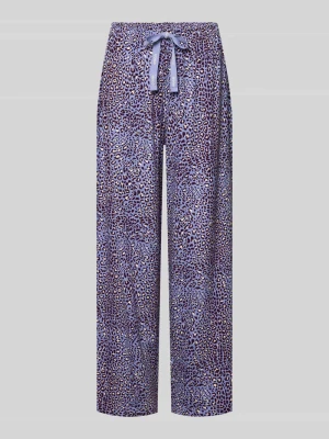 Spodnie od piżamy o kroju comfort fit z mieszanki modalu model 'CASUAL PANTS' Hugo Jasnofioletowy