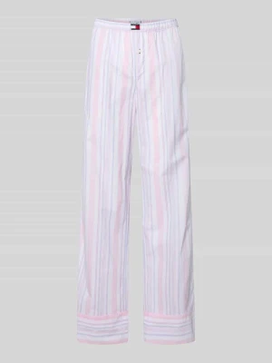 Spodnie od piżamy o kroju loose fit z czystej bawełny Tommy Hilfiger