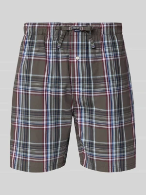 Spodnie od piżamy o kroju regular fit z czystej bawełny Christian Berg Men