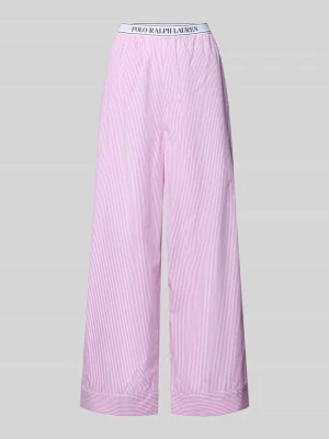 Spodnie od piżamy o kroju regular fit z czystej bawełny Model 'SHIRTING STRIPES' Polo Ralph Lauren