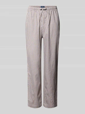 Spodnie od piżamy o kroju regular fit z czystej bawełny Polo Ralph Lauren Ciemnozielony melanż