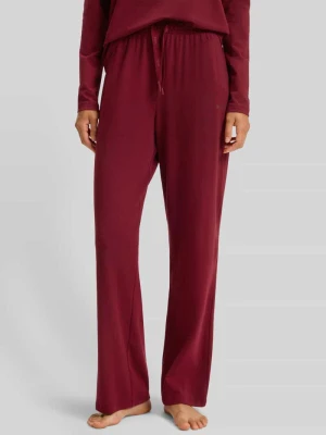 Spodnie od piżamy o kroju regular fit z mieszanki bawełny Boss