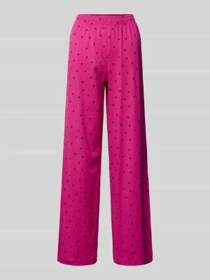 Spodnie od piżamy o kroju relaxed fit z czystej bawełny Jake*s Casual