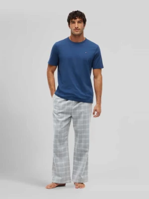 Spodnie od piżamy o kroju relaxed fit z czystej bawełny Tommy Hilfiger Średnioszary