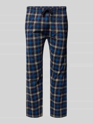 Spodnie od piżamy PLUS SIZE ze wzorem w kratę Ceceba Plus