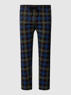 Spodnie od piżamy PLUS SIZE ze wzorem w szkocką kratę Ceceba Plus