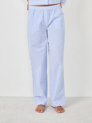 Spodnie od piżamy w cienkie paski Etam