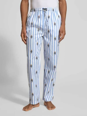 Spodnie od piżamy w kroju Comfort Fit z wzorem Polo Bear model 'PJ PANT-SLEEP-BOTTOM' Polo Ralph Lauren Underwear