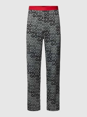 Spodnie od piżamy z detalami z logo model ‘Monogram’ HUGO