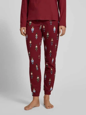 Spodnie od piżamy z elastycznym pasem i tunelem Jake*s Casual