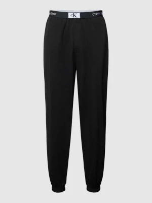 Spodnie od piżamy z elastycznym pasem z logo Calvin Klein Underwear