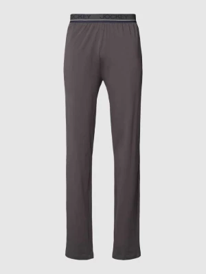 Spodnie od piżamy z elastycznym paskiem z logo Jockey