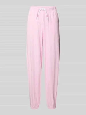 Spodnie od piżamy z elastycznymi ściągaczami przy nogawkach model 'Solid Love' mey