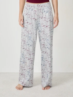 Spodnie od piżamy z nadrukiem Etam