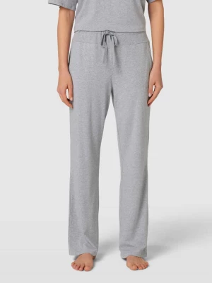Spodnie od piżamy z paskiem z logo model ‘Sleep Jogger’ DKNY