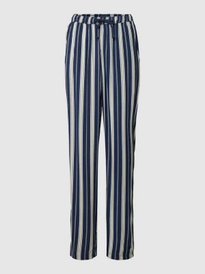 Spodnie od piżamy z wiskozy ze wzorem w paski Schiesser